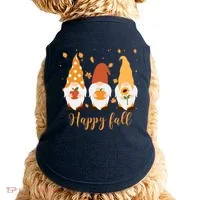 Happy Fall Gnome Festive Cute Doggie Tank thumb 0