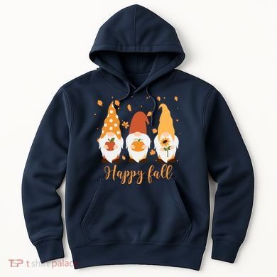 Happy Fall Gnome Festive Cute Hoodie