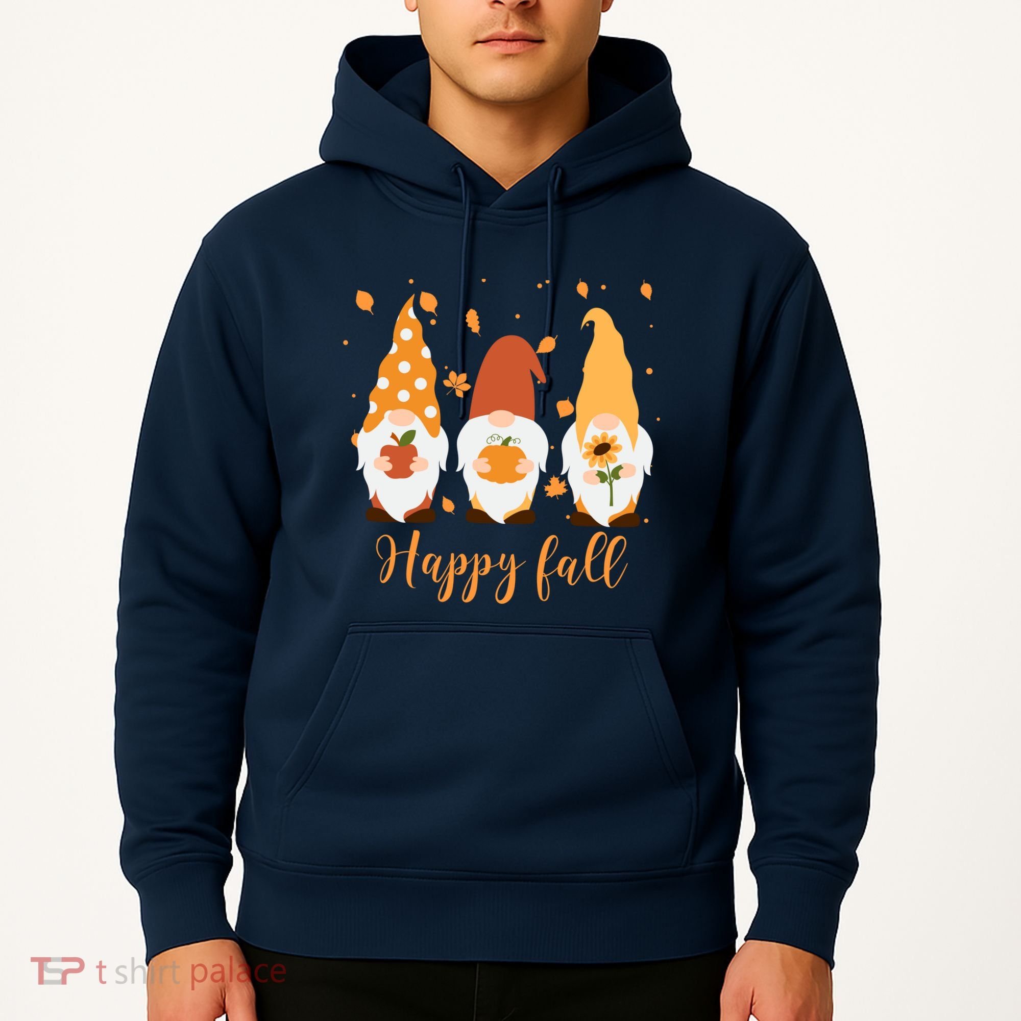 Happy Fall Gnome Festive Cute Hoodie