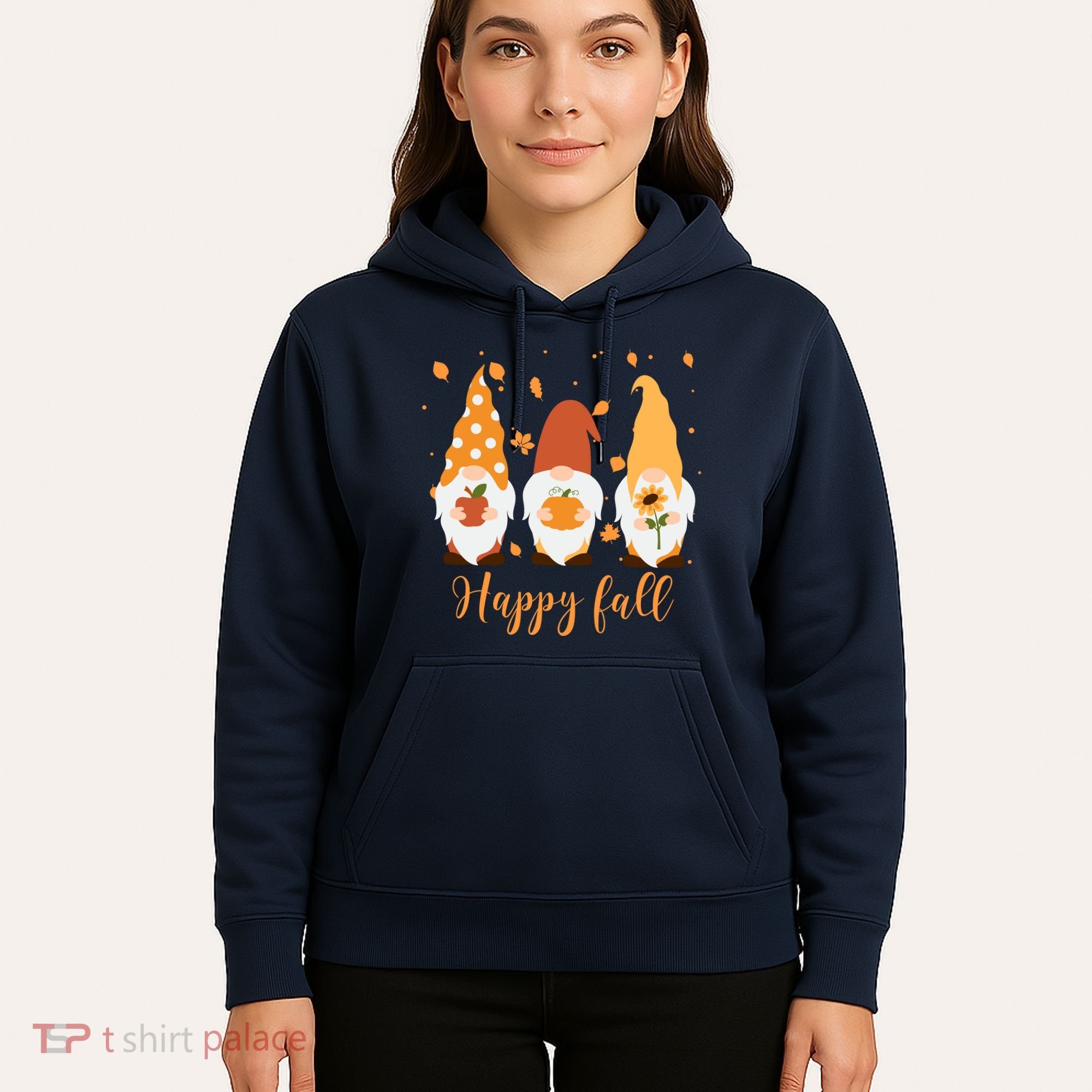 Happy Fall Gnome Festive Cute Hoodie