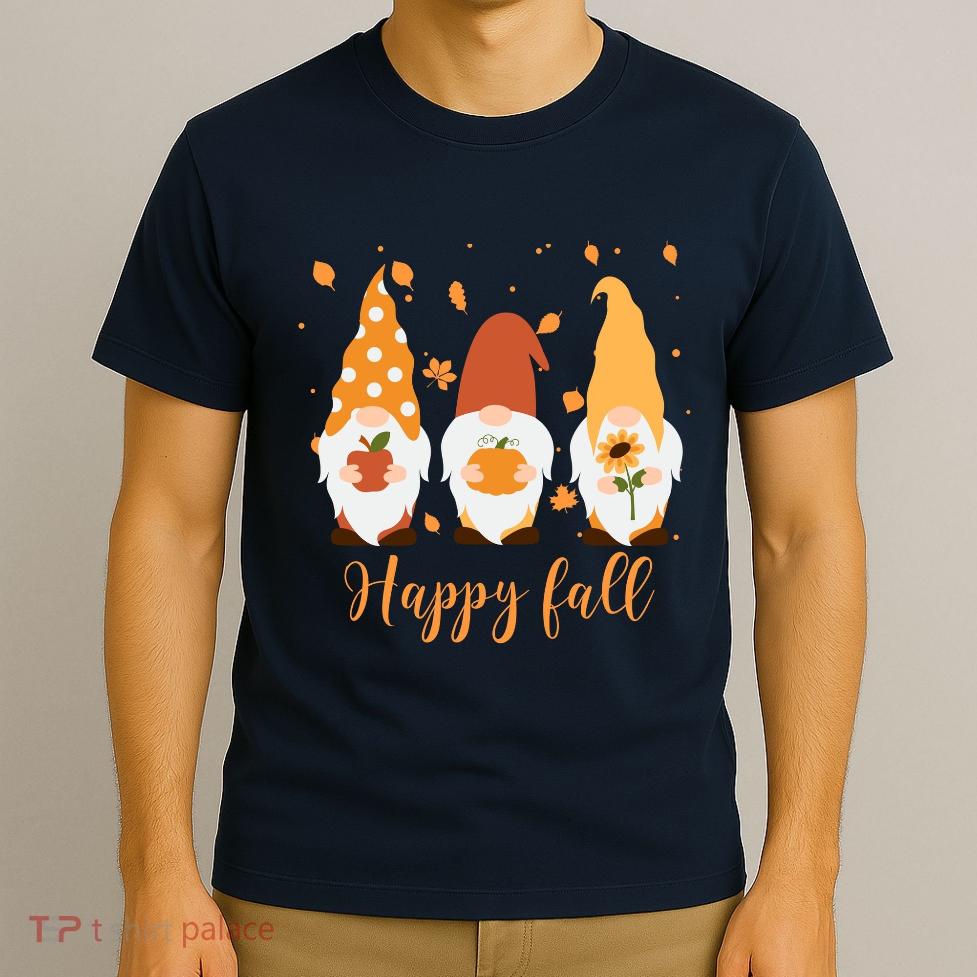 Happy Fall Gnome Festive Cute T-Shirt
