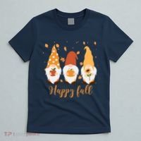 Happy Fall Gnome Festive Cute T-Shirt thumb 5