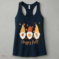 Happy Fall Gnome Festive Cute Women's Tank Top thumb 3