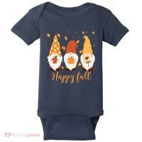 Happy Fall Gnome Festive Cute Baby Bodysuit thumb 0