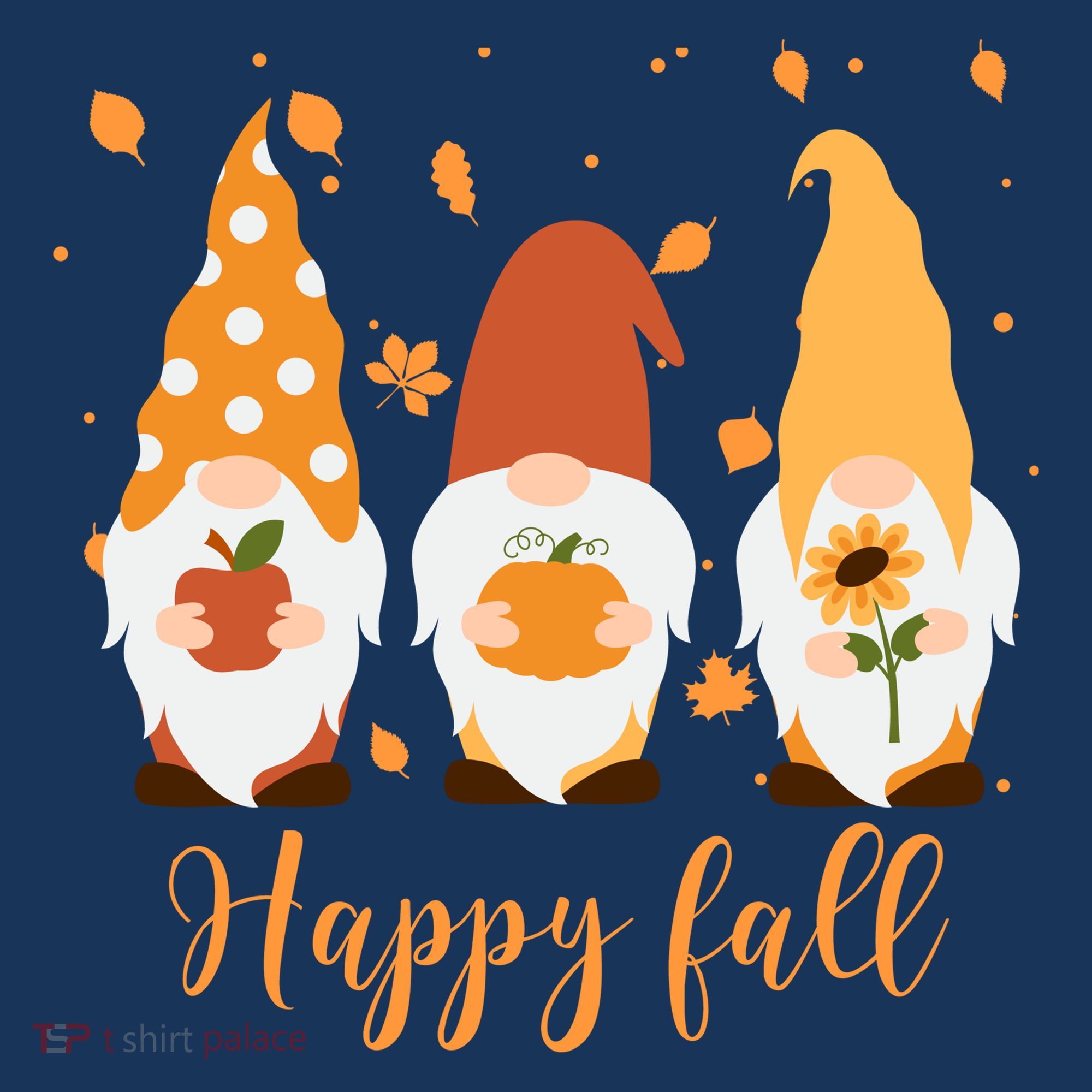 Happy Fall Gnome Festive Cute Toddler Hoodie