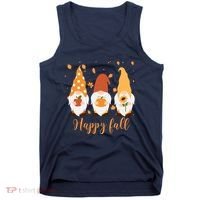 Happy Fall Gnome Festive Cute Tank Top thumb 0