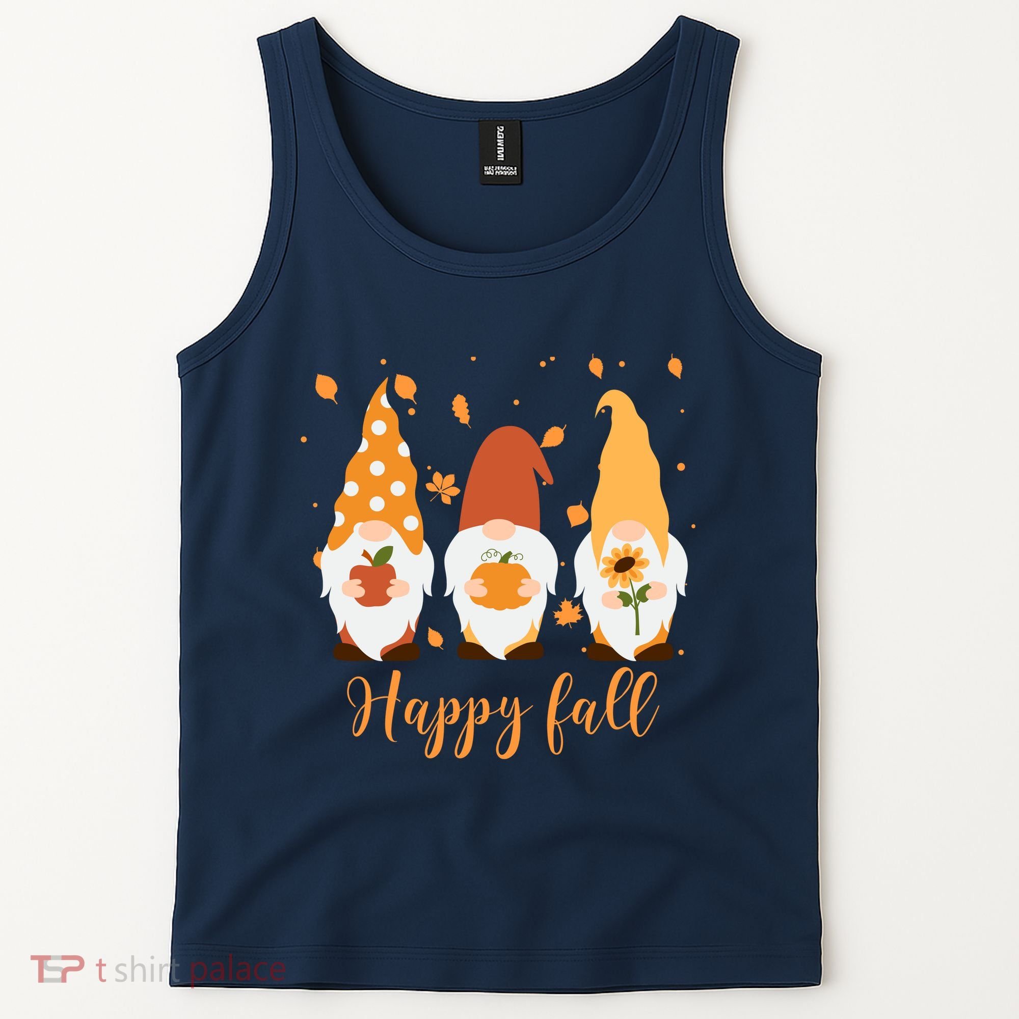 Happy Fall Gnome Festive Cute Tank Top