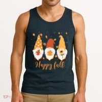 Happy Fall Gnome Festive Cute Tank Top thumb 3