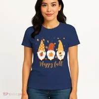 Happy Fall Gnome Festive Cute Women's T-Shirt thumb 4