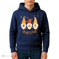 Happy Fall Gnome Festive Cute Kids Hoodie thumb 4