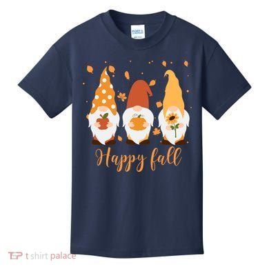 Happy Fall Gnome Festive Cute Kids T-Shirt
