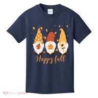 Happy Fall Gnome Festive Cute Kids T-Shirt thumb 0
