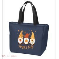 Happy Fall Gnome Festive Cute Tote Bag thumb 3