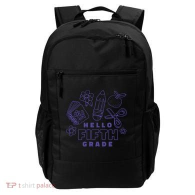 Hello Fifth Grade School Backpack