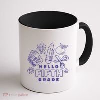 Hello Fifth Grade School Coffee Mug thumb 1