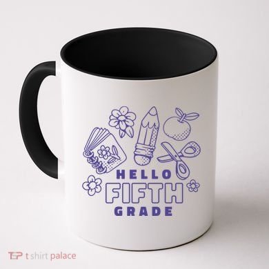 Hello Fifth Grade School Coffee Mug