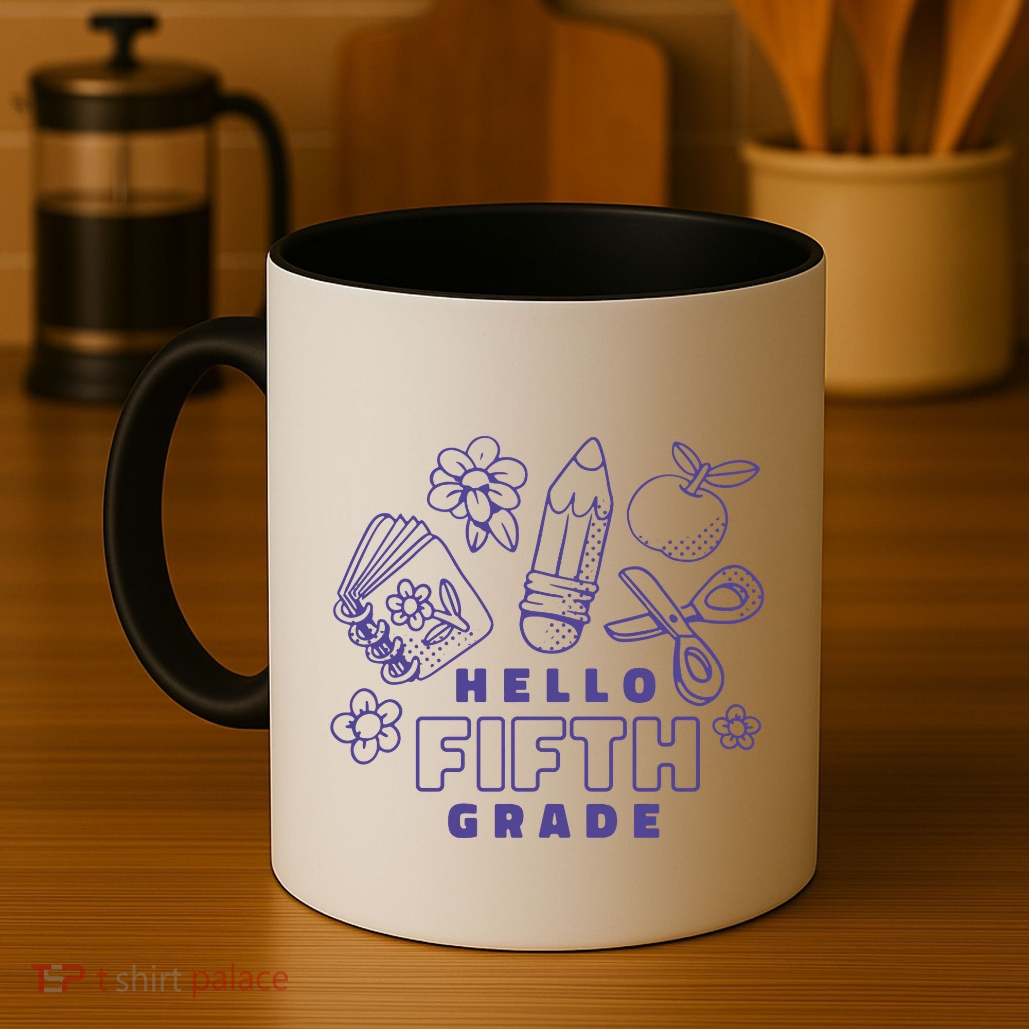 Hello Fifth Grade School Coffee Mug