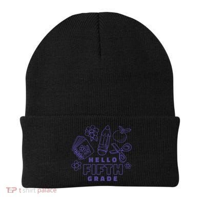 Hello Fifth Grade School Beanie