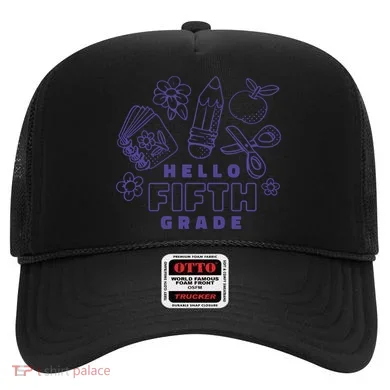 Hello Fifth Grade School Hat