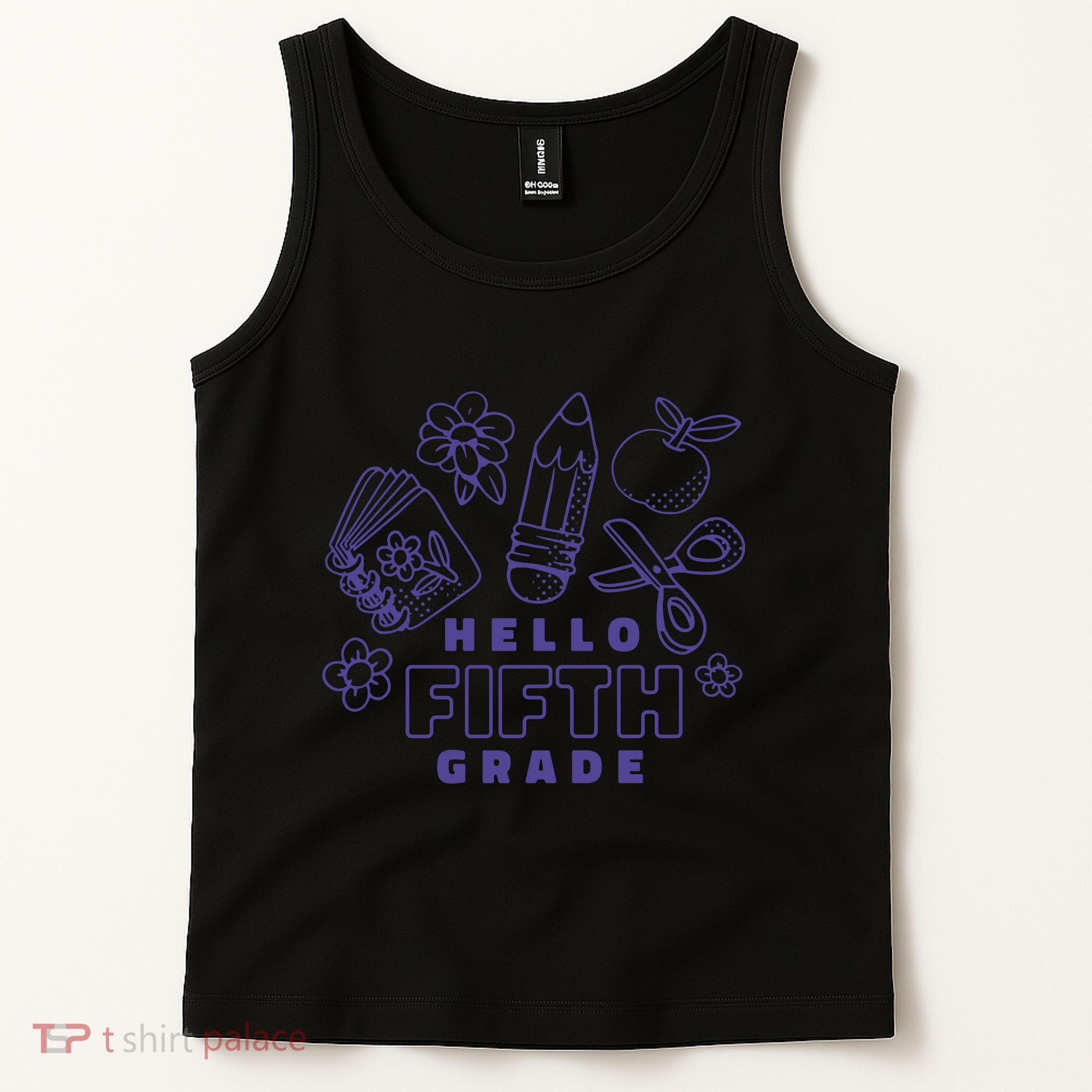 Hello Fifth Grade School Tank Top
