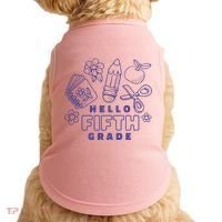 Hello Fifth Grade School Doggie Tank thumb 0