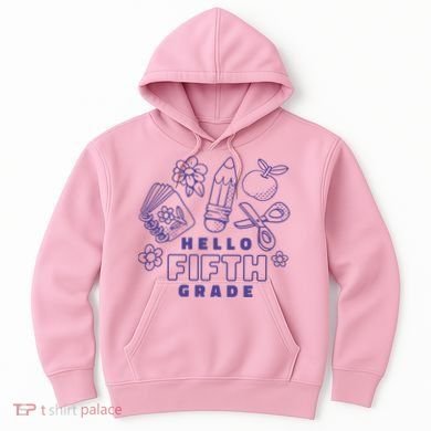 Hello Fifth Grade School Hoodie