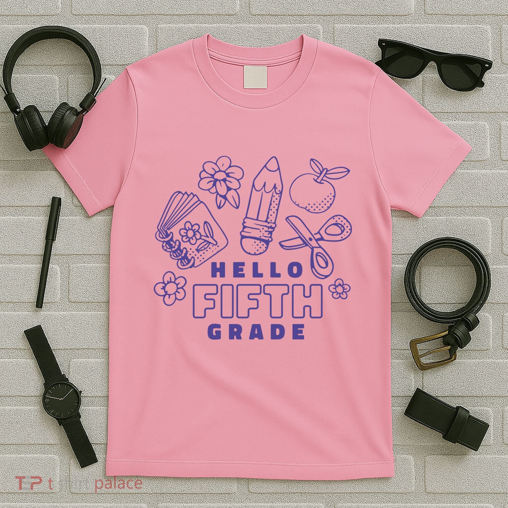 Hello Fifth Grade School T-Shirt