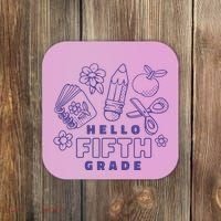 Hello Fifth Grade School Coaster thumb 0