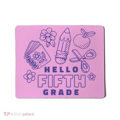Hello Fifth Grade School Mousepad