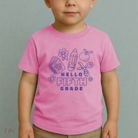 Hello Fifth Grade School Toddler T-Shirt thumb 2