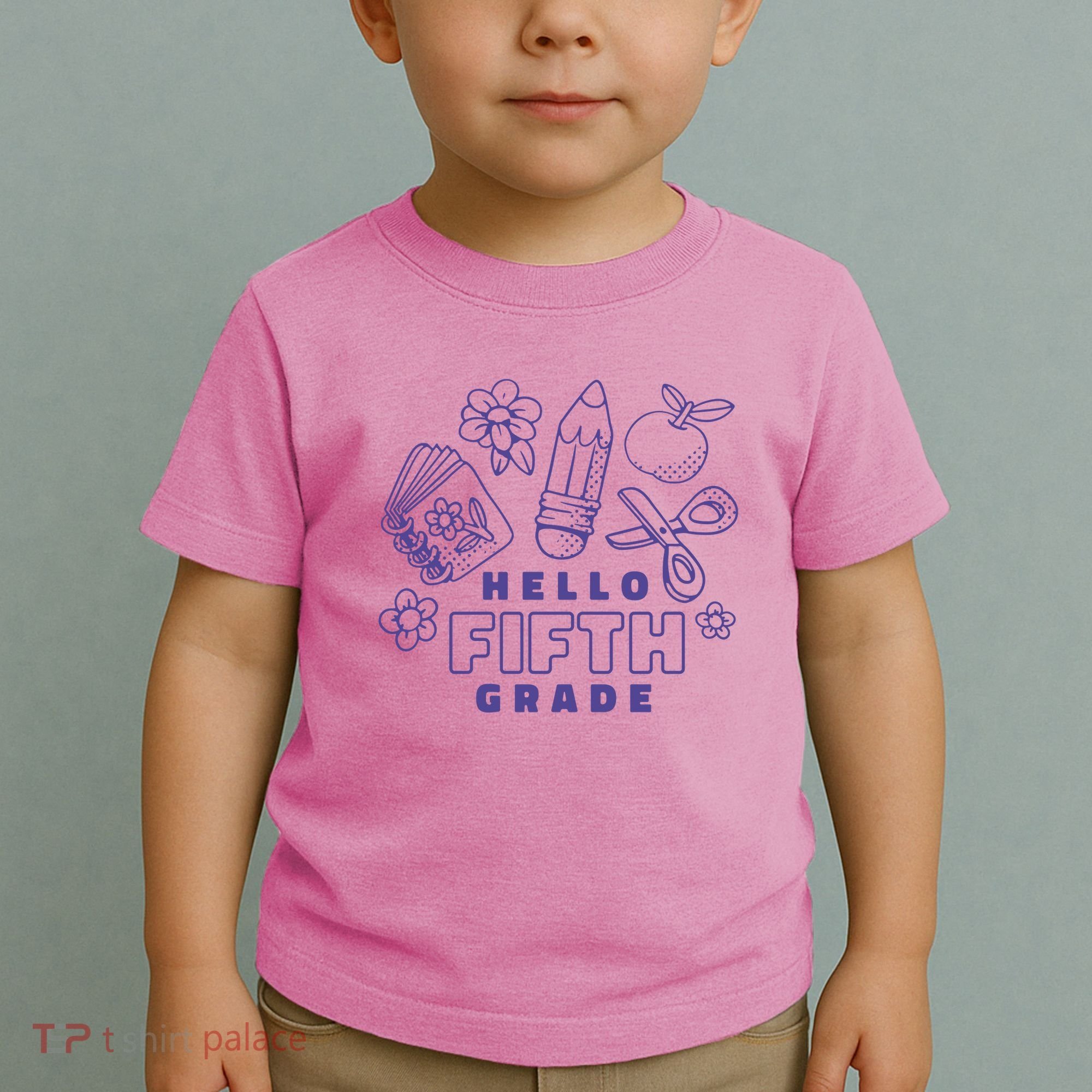 Hello Fifth Grade School Toddler T-Shirt