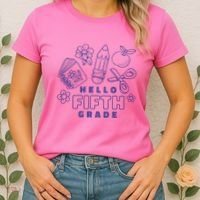 Hello Fifth Grade School Women's T-Shirt thumb 2