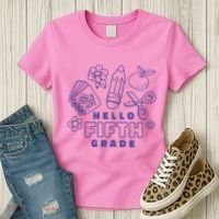 Hello Fifth Grade School Women's T-Shirt thumb 3