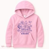 Hello Fifth Grade School Kids Hoodie thumb 0