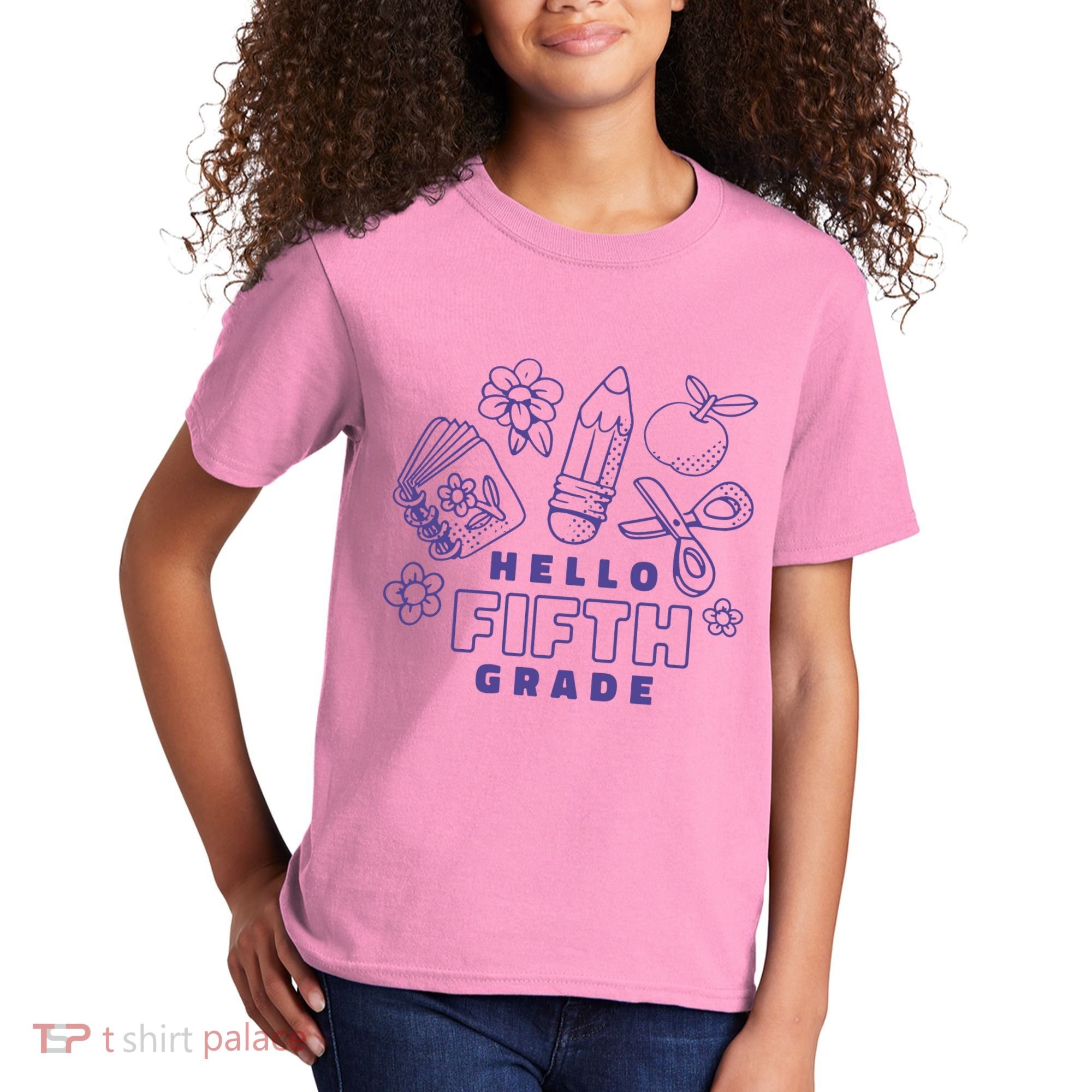 Hello Fifth Grade School Kids T-Shirt