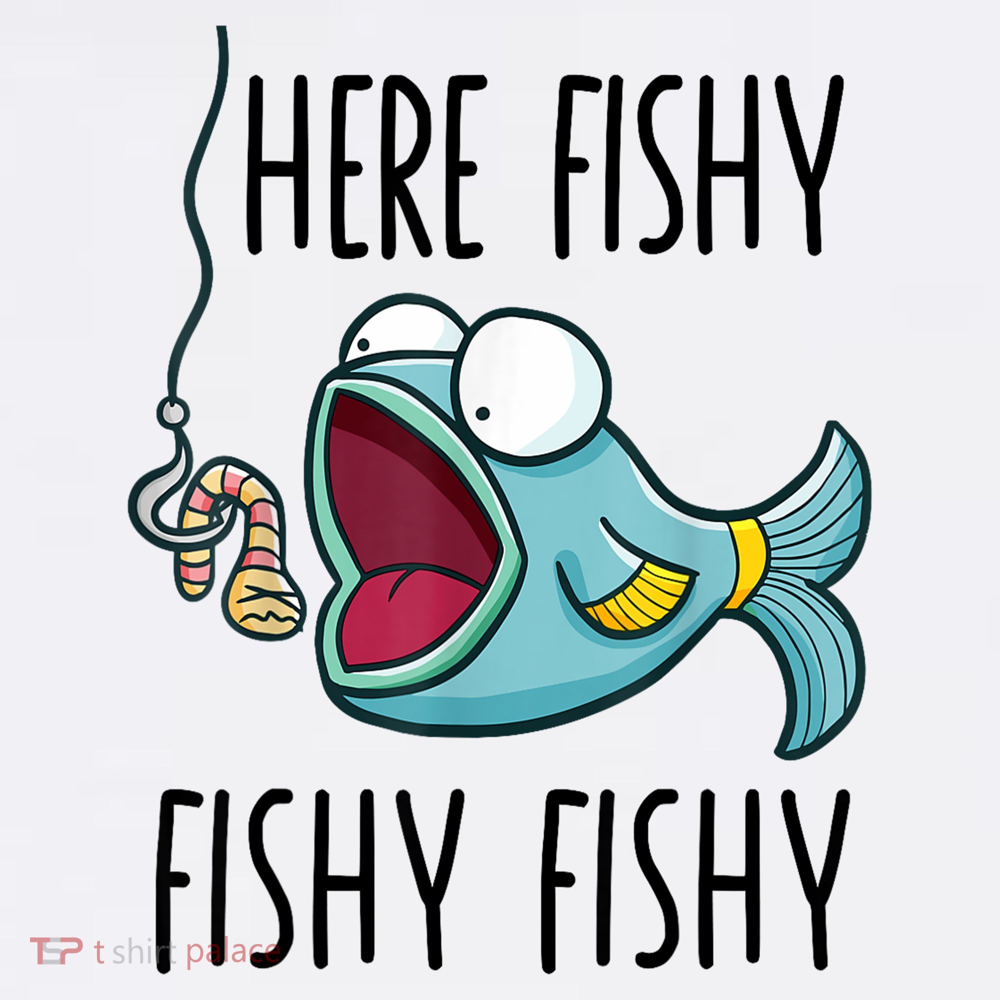 Here Fishy Girl Cute Fish Funny Fishing Gift Women's Hoodie