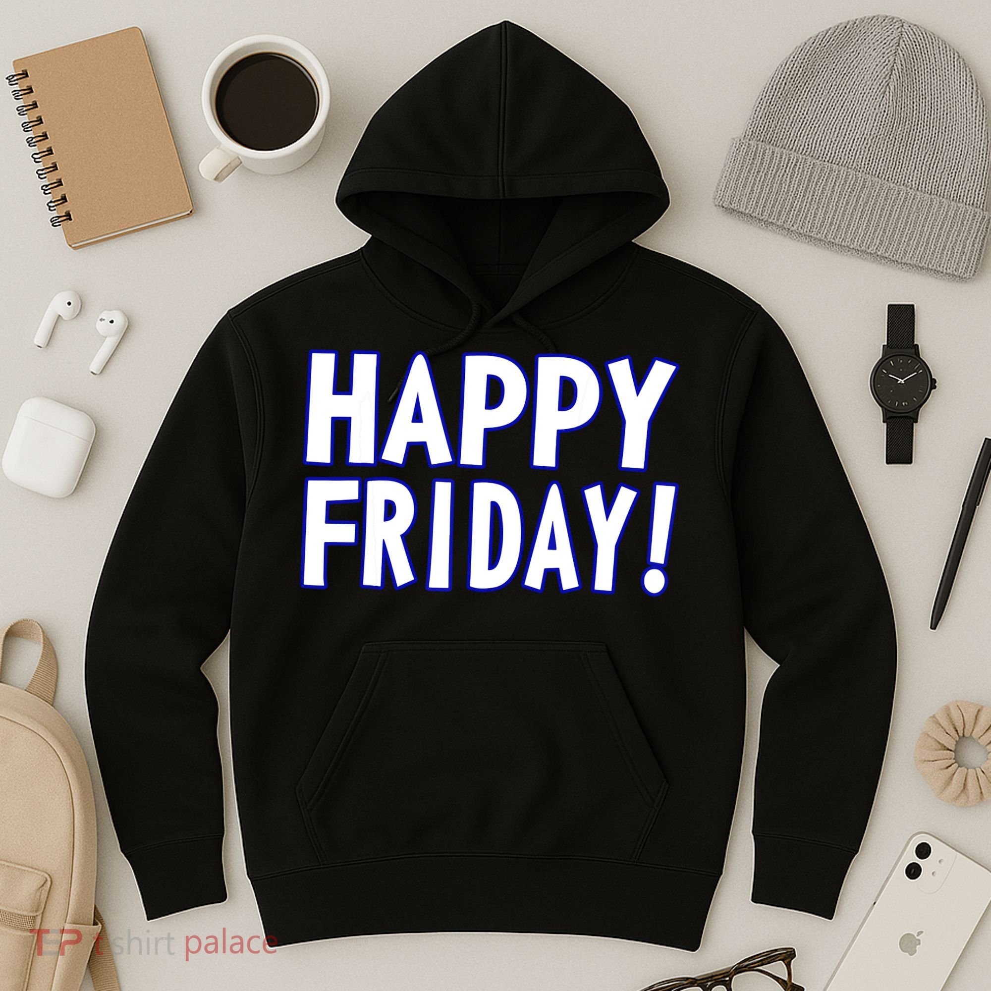 Happy Friday Gif Weekend Celebration Work Office Hoodie