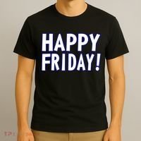 Happy Friday Gif Weekend Celebration Work Office T-Shirt thumb 3