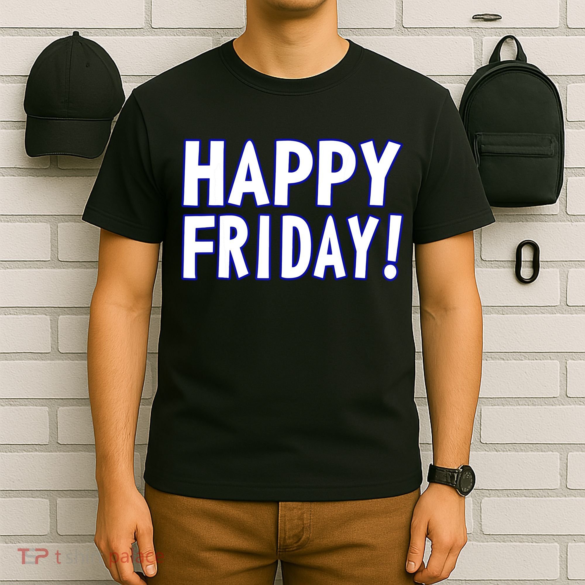 Happy Friday Gif Weekend Celebration Work Office T-Shirt