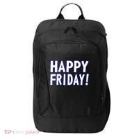 Happy Friday Gif Weekend Celebration Work Office City Backpack thumb 0