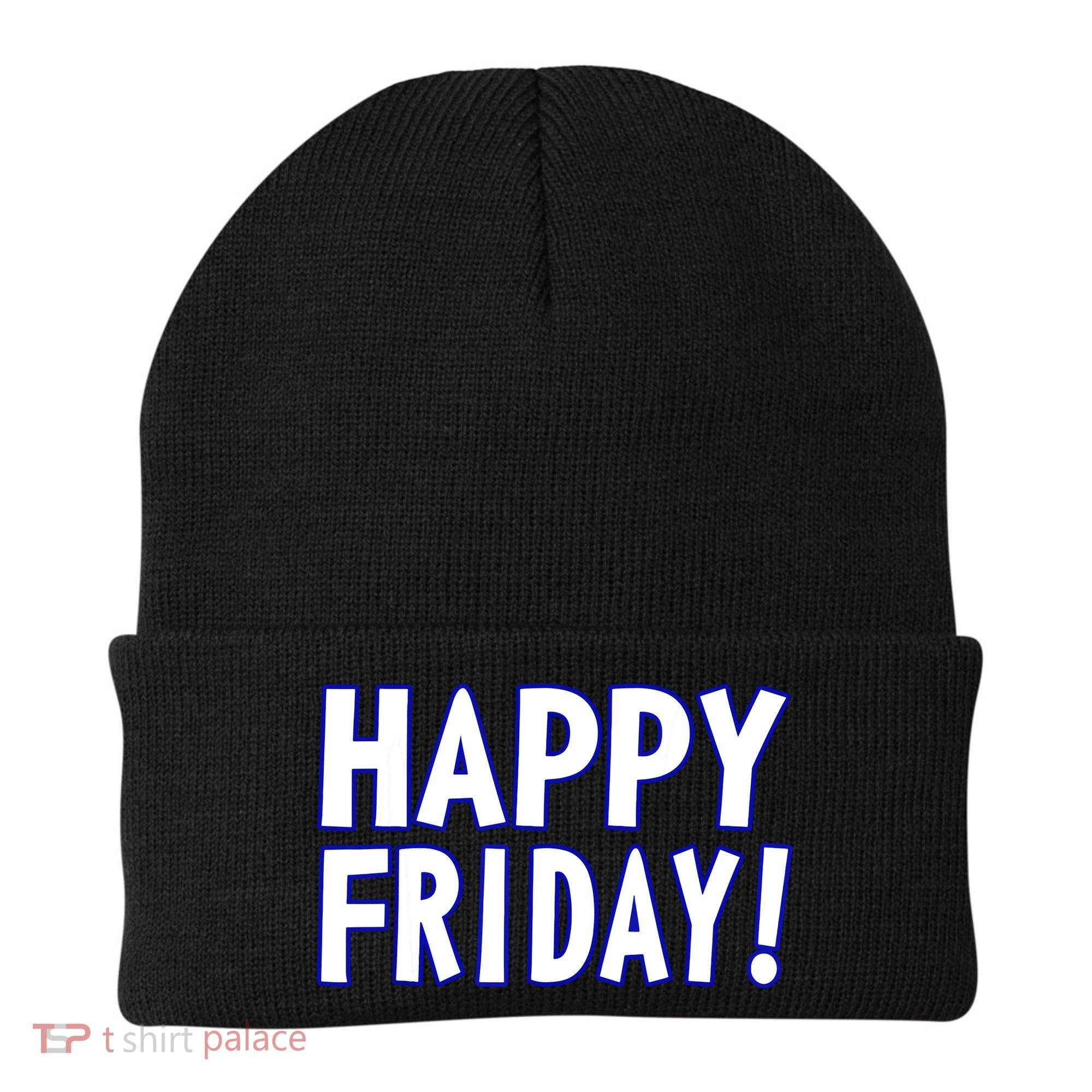 Happy Friday Gif Weekend Celebration Work Office Beanie