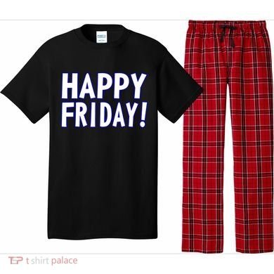 Happy Friday Gif Weekend Celebration Work Office Pajama Set