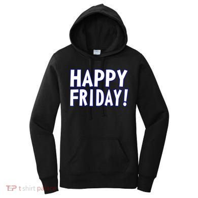Happy Friday Gif Weekend Celebration Work Office Women's Hoodie