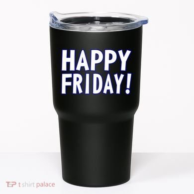 Happy Friday Gif Weekend Celebration Work Office Tumbler