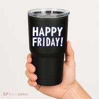 Happy Friday Gif Weekend Celebration Work Office Tumbler thumb 2