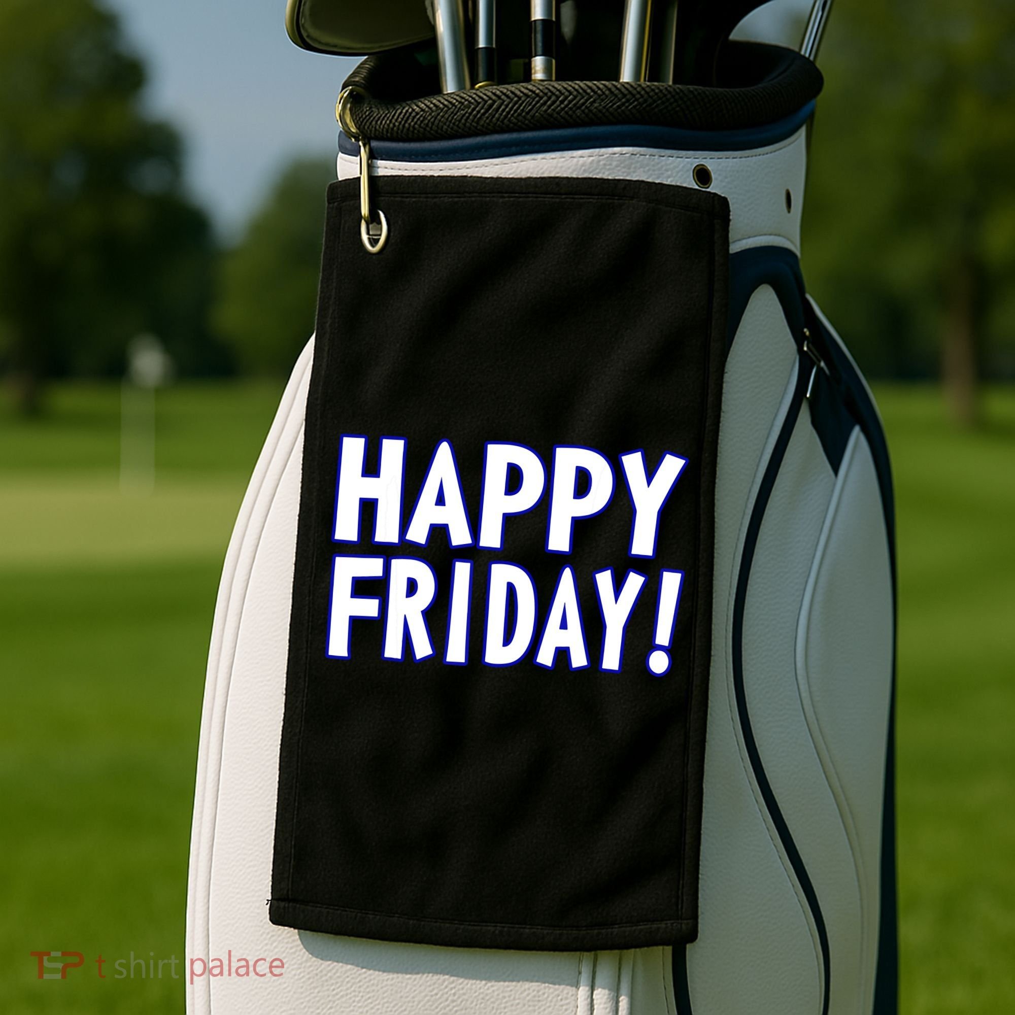 Happy Friday Gif Weekend Celebration Work Office Golf Towel
