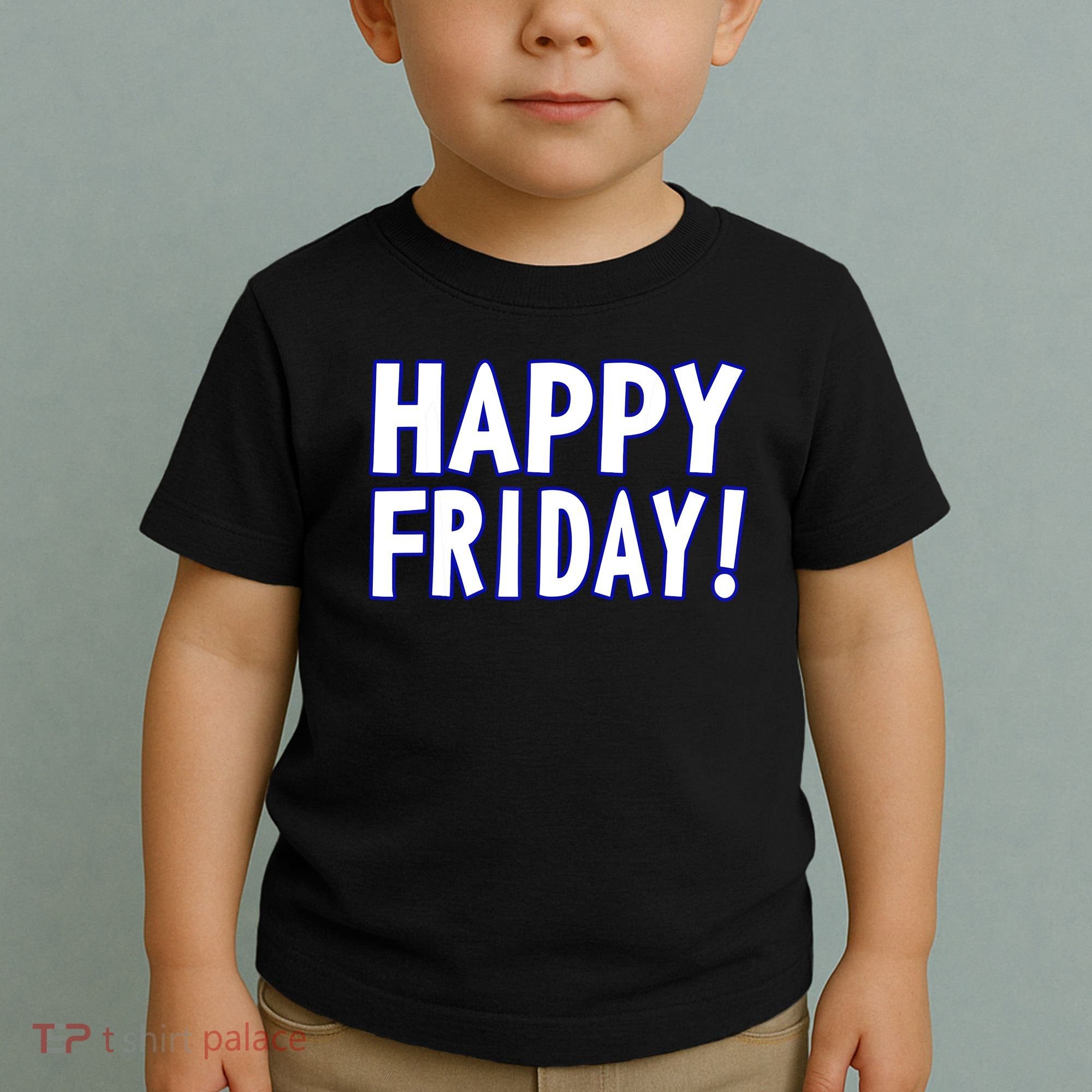 Happy Friday Gif Weekend Celebration Work Office Toddler T-Shirt