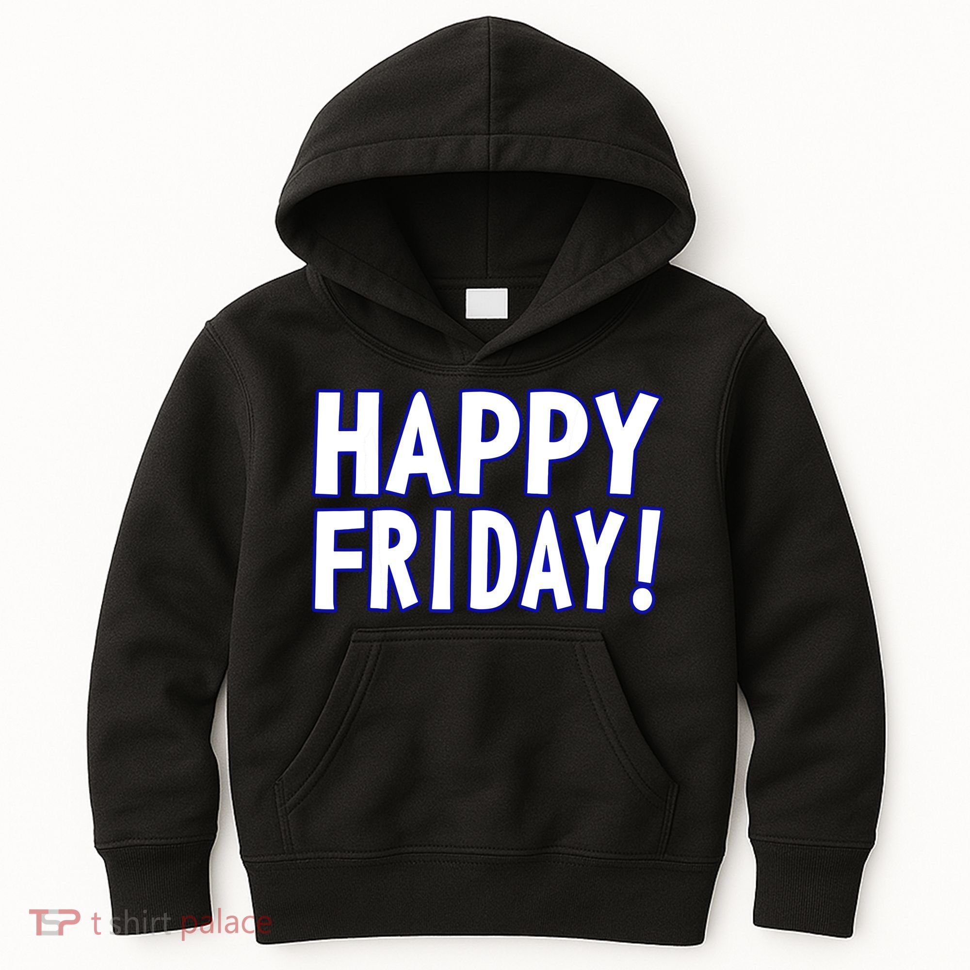 Happy Friday Gif Weekend Celebration Work Office Kids Hoodie