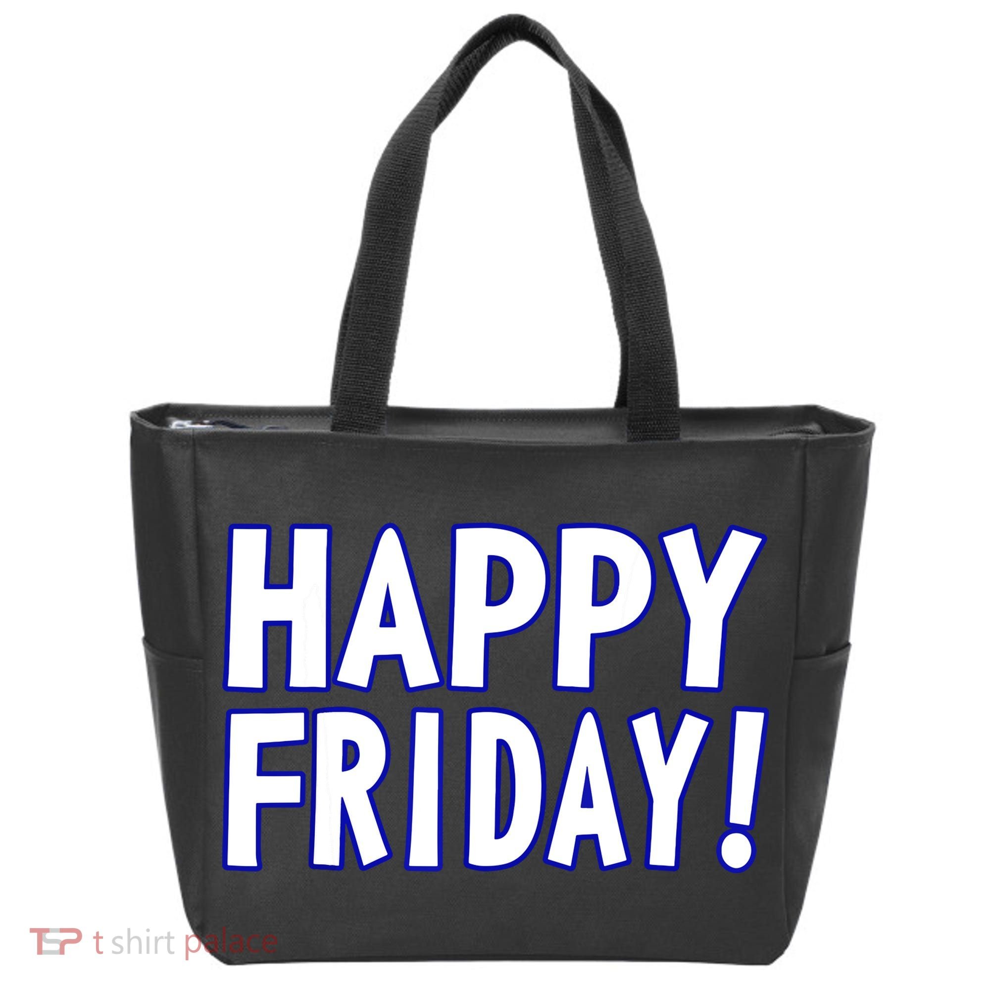 Happy Friday Gif Weekend Celebration Work Office Tote Bag