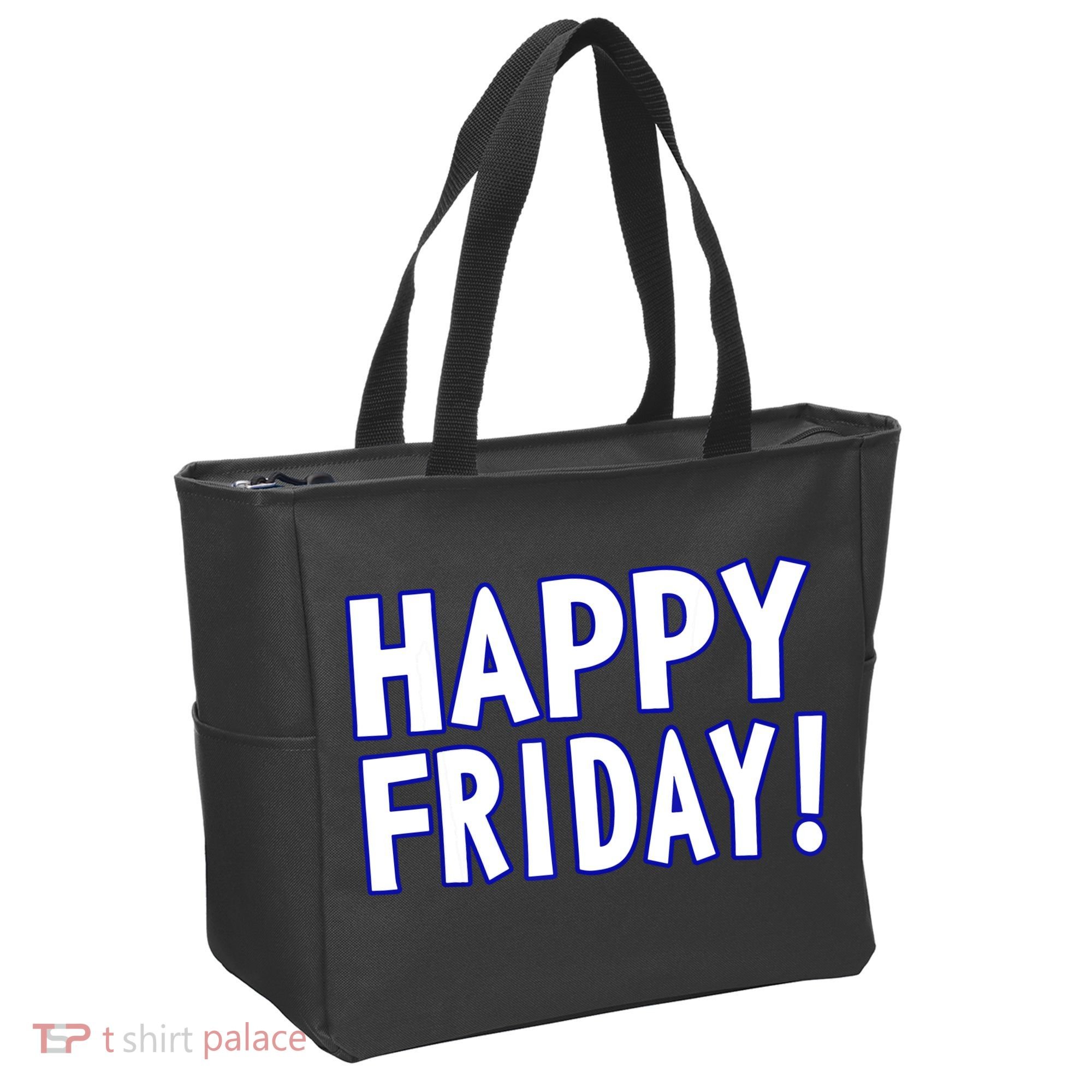 Happy Friday Gif Weekend Celebration Work Office Tote Bag
